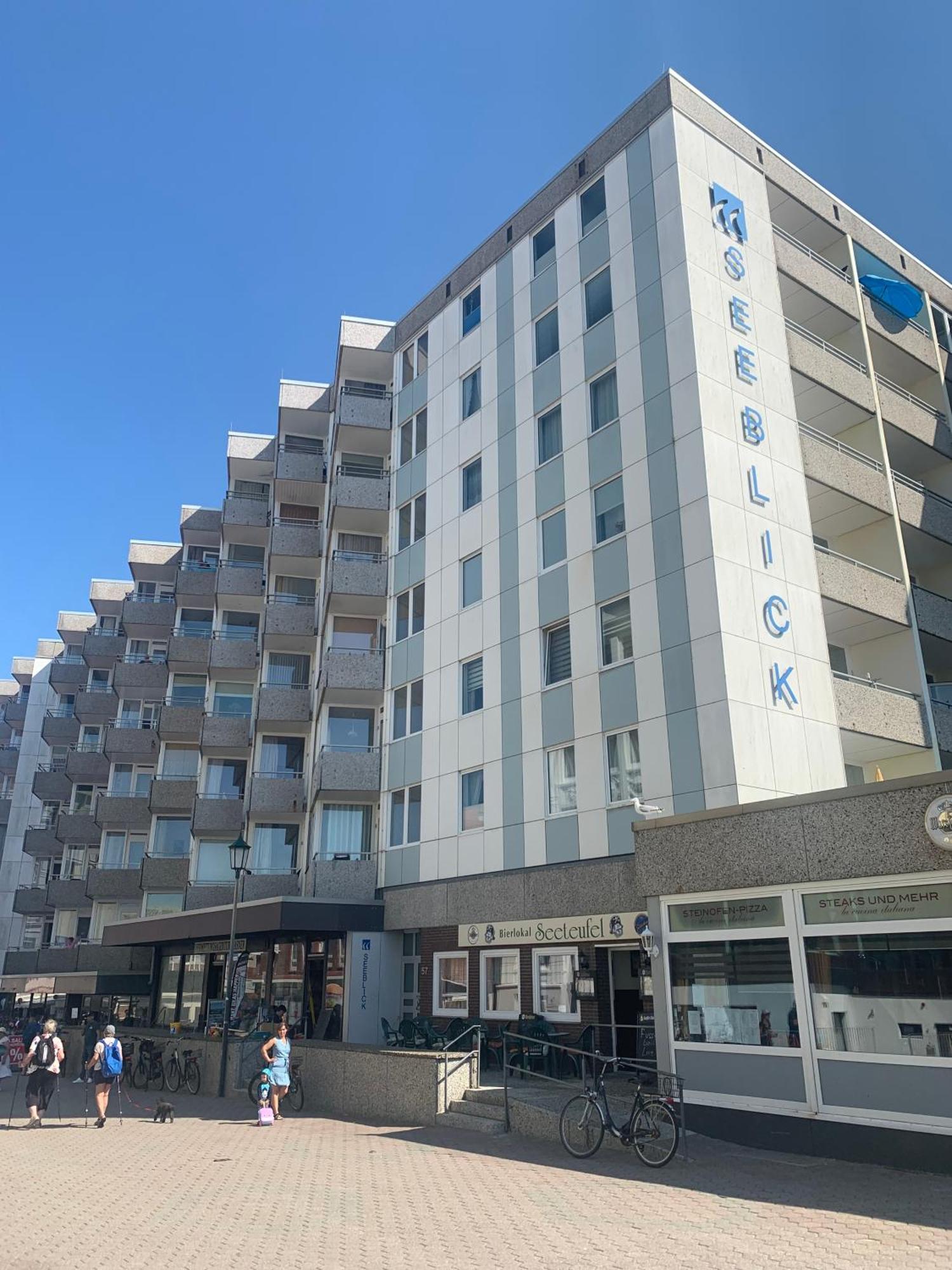 Strandblick Im Haus Seeblick Bismarckstrasse Borkum Exterior foto